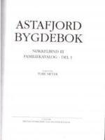 Astafjord bygdebok, Nøkkelbind