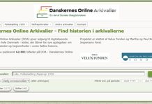 Danskernes Online Arkivalier er åpnet
