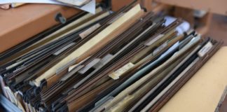 What happens to archive material from work on local history books?