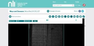 Digitized Irish church records
